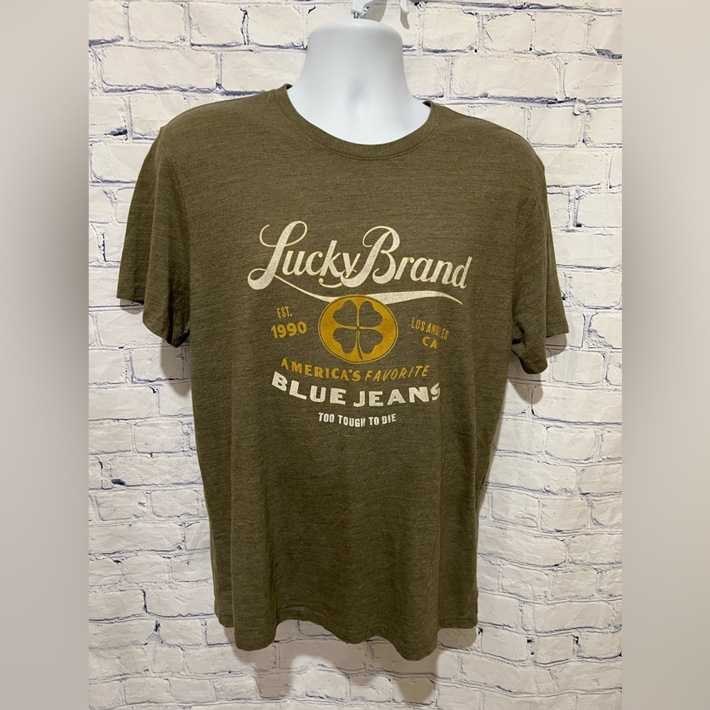 NWT LUCKY BRAND Men's Short Sleeve Graphic Tee T-Shirt Size Medium